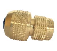 Boutté - Raccord rapide laiton RA19 Ø19 mm 6 billes Aquastop Bleu