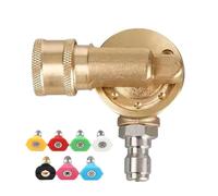 Raccord rapide pour nettoyeur haute pression - Fixation rotative à 7 modes de pulvérisation | Ensemble d'adaptateurs pour nettoyeur haute pression - Pour eau, automobile, extérieur, lavage de voiture