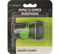 Raccord rapide PVC pour tuyau de 19mm STILKER - 18460