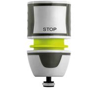Raccord rapide - TECHN - ø15 mm - Plastique - Fonction stop - Arrêt automatique de l'eau