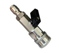 Raccord Rapide Vanne à Bille Haute Pression Accessoires de Commutation Tuyau Adaptateur de Déviateur Kit Complet Entretien Extérieur en Cuivre, styleE