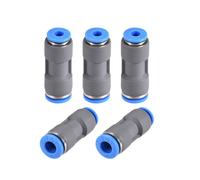 Raccord rapide VOCOSTE Droit Pousser Connecteur Réducteur pour 6mm à 4mm Rapide Sortie Pneumatique Plastique Union Tube Gris 5Pcs