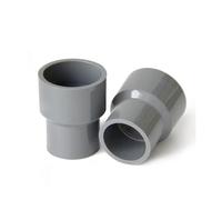Raccord Réducteur D'irrigation En PVC, Gris, Adaptateur De Tuyau À Liaison Solvant, Accessoire De Tube D'eau for Aquarium Et Serre, 1 Pièce(32x25mm)