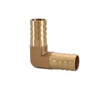 Raccord réducteur égal 4 5 6 8 10 12 13 14 16 19 25 mm, coude cannelé, raccord de tuyau en laiton à 90 degrés, adaptateur de connecteur(19mm To 10mm)