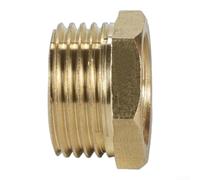 Raccord réducteur fileté en laiton 1" à 3/4" pour gaz eau