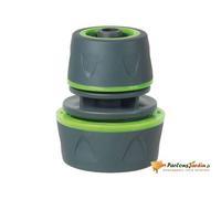Raccord réparateur assembleur bi-matière pour tuyau d'arrosage Ø12 et 15mm - Ribiland