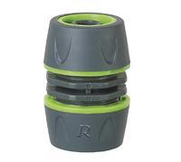 Raccord réparateur avec serrage. En bi-matière plastique avec rivestmento 'Soft Touch'. Pour tuyaux de ø 12 - 15 mm.