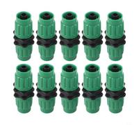 Raccord Réparation Fuite Tuyau Extensible 25-100ft(10pcs) | 4 , plastique vert, réparation simple, compatible 25-100ft, anti-fuite durable