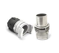 Raccord S60x6 - symétrique Guillemin à verrou DN50 et demi raccord avec douille annelée 55mm