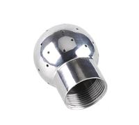 Raccord sanitaire femelle en acier inoxydable 304 316 BSP 1/4" 3/8" 1/2" 3/4" 1" 1-1/4" Adaptateur de boule de nettoyage de réservoir de pulvérisation fixe(304 Stainless Steel,BSP1I4)