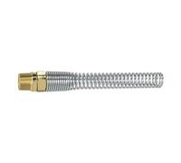 Raccord solide avec ressort anti-torsion en laiton G 1/4 - Diamètre du tuyau : 8 x 6 mm