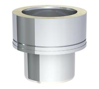 Raccord TEC-STAHL vers DW - double paroi - Tecnovis TEC-DW-STANDARD