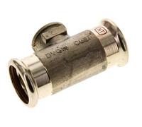 Raccord Tee Press - 35mm Femelle & Rp 1/2'' Femelle - Acier inoxydable