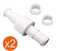 Raccord tournant Adaptable D20 Emerillon à roulement à Billes pour Robot Piscine Polaris 280 380 180 480 3900 (Lot de 2)
