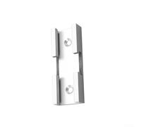 Raccord transversal en T en aluminium pour goulotte de travail du bois et applications d'assemblage de rails (argenté)