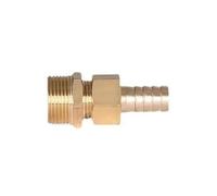 Raccord traversant laiton, filet mâle vers barbillon 8-32mm | Raccord tuyau à barbillon, plusieurs tailles for connexion durite eau(1L2 - 10MM BRASS_1PC)
