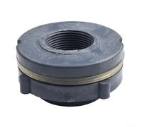 Raccord traversée PVC fileté interne pour cuve eau(1.5 inch) | Filetage interne sécurisé, matériau PVC , pour idéal pour cuves eau, citernes, systèmes irrigation