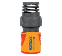 HOZELOCK - Raccord d'Arrosage Plus Aquastop Ø 19mm (3/4") Soft Touch : Aquastop, Étanche, Anti-Dérapant, Embout Flexible et Allongé Évitant Vrillage, Hernie et Fuite [2065P0000]