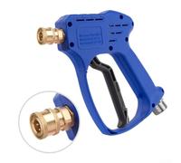 Raccord Tuyau Arrosage M22-14 ABS Résistant Raccord Tuyau Arrosage | Compatible pour kärcher, filetage M22-14, installation outil, plastique ABS pour robuste, couleur bleue