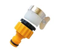 Raccord Tuyau D'arrosage Adaptateur universel de robinet d'eau 2 pièces | Raccord de tuyau, robinet à connexion rapide for l'irrigation du jardin