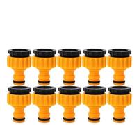 Raccord Tuyau D'arrosage Connecteur de tuyau rapide jardin 10/20 pièces | Joint de réparation de connecteurs d'eau de mamelon d'arrêt de coupleur de tuyau(4 inch-10pcs)