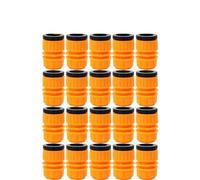 Raccord Tuyau D'arrosage Connecteur de tuyau rapide jardin 10/20 pièces | Joint de réparation de connecteurs d'eau de mamelon d'arrêt de coupleur de tuyau(6 inch-20pcs)