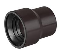 Raccord tuyau fonte-PVC Ø 110mm Manchette de réparation avec joint d’étanchéité Marron