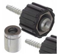 Raccord Tuyau Haute Pression M22x1,5 - Tige 14 mm | Pour Tuyau DN6 1/4"" | Compatible Nettoyeurs Kärcher
