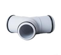 Raccord Tuyau Piscine 32mm ABS Trois Voies | Design trois voies, contrôle flux pour précis, compatible 32mm, améliore circulation, pour facile installer