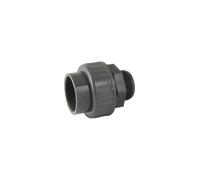 Raccord Union 3 pièces Femelle / Male en PVC - Ø A: 40mm | Ø B: 1''1/4-Ø A: 40mm | Ø B: 1''1/4