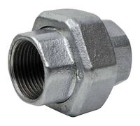 Raccord Union à Portée Conique Femelle-Femelle en Fonte Malléable Galvanisée - 3/4''