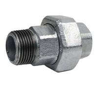 Raccord Union à Portée Conique Mâle-Femelle en Fonte Malléable Galvanisée - 1''1/4