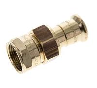 Raccord union à sertir - 18mm femelle & Rp 3/4'' femelle - Joint plat en alliage de cuivre