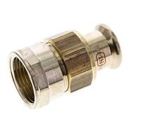 Raccord union à sertir - 22mm femelle & Rp 1'' femelle - Joint plat en alliage de cuivre