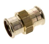 Raccord union à sertir - 42mm femelle - Joint plat en alliage de cuivre