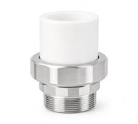 Raccord Union Acier Inoxydable PPR PE, Raccord union fileté externe 25