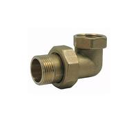 Raccord union coudé male / femelle en laiton - 3/8''-3/8''