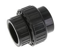 Raccord union en PVC femelle femelle 50mm x femelle Rp 1-1/2'' FKM