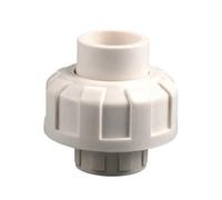 Raccord union for tuyau en PVC, diamètre intérieur 20/25/32/40/50 mm, raccord de tuyau en plastique, joint amovible blanc/gris/bleu, 1 pièce(White,40mm)
