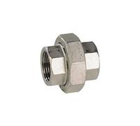Raccord union inox droit à visser F 1''1/4 Sféraco