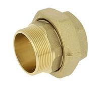 Raccord union laiton droit 3 pièces Mâle Femelle 2"
