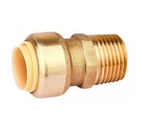 Raccord union - Laiton - Mâle - 15x21- D14 - Toutub BOUTTÉ