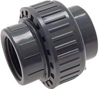 Raccord union PVC femelle femelle 110mm x femelle Rp 4'' EPDM
