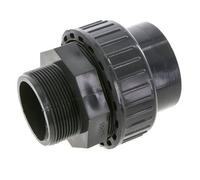 Raccord union PVC femelle femelle 63mm x mâle R 2'' EPDM