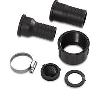 Raccord universel pour tuyau d'aspiration 1 1/4 pouce - Métallique - Noir - 6.997-418.0