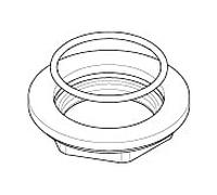 raccord vissé Dornbracht avec joint 0430110386890 brut
