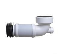 Raccord WC Courbé PVC 110mm Flexible Anti-Fuite | Matériau composite pour robuste, conception courbée 90°, push-in rapide, compatible 110mm, anti-fuite garanti