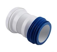 Raccord WC pour sol Extensible Anti-Fuite Raccord WC pour sol(B) | Design flexible, s'adapte aux obstacles, extension 350mm, pour idéal espaces exigus, joints caoutchouc inclus