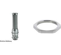 Raccord WISKA avec protection anti-pliage M et contre-écrou M40x1,5, joint torique inclus Laiton (CuZn) nickelé Longueur du filetage 8,0 mm