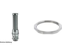 Raccord WISKA avec protection anti-pliage M et contre-écrou M50x1,5, joint torique inclus Laiton (CuZn) nickelé Longueur du filetage 9,0 mm